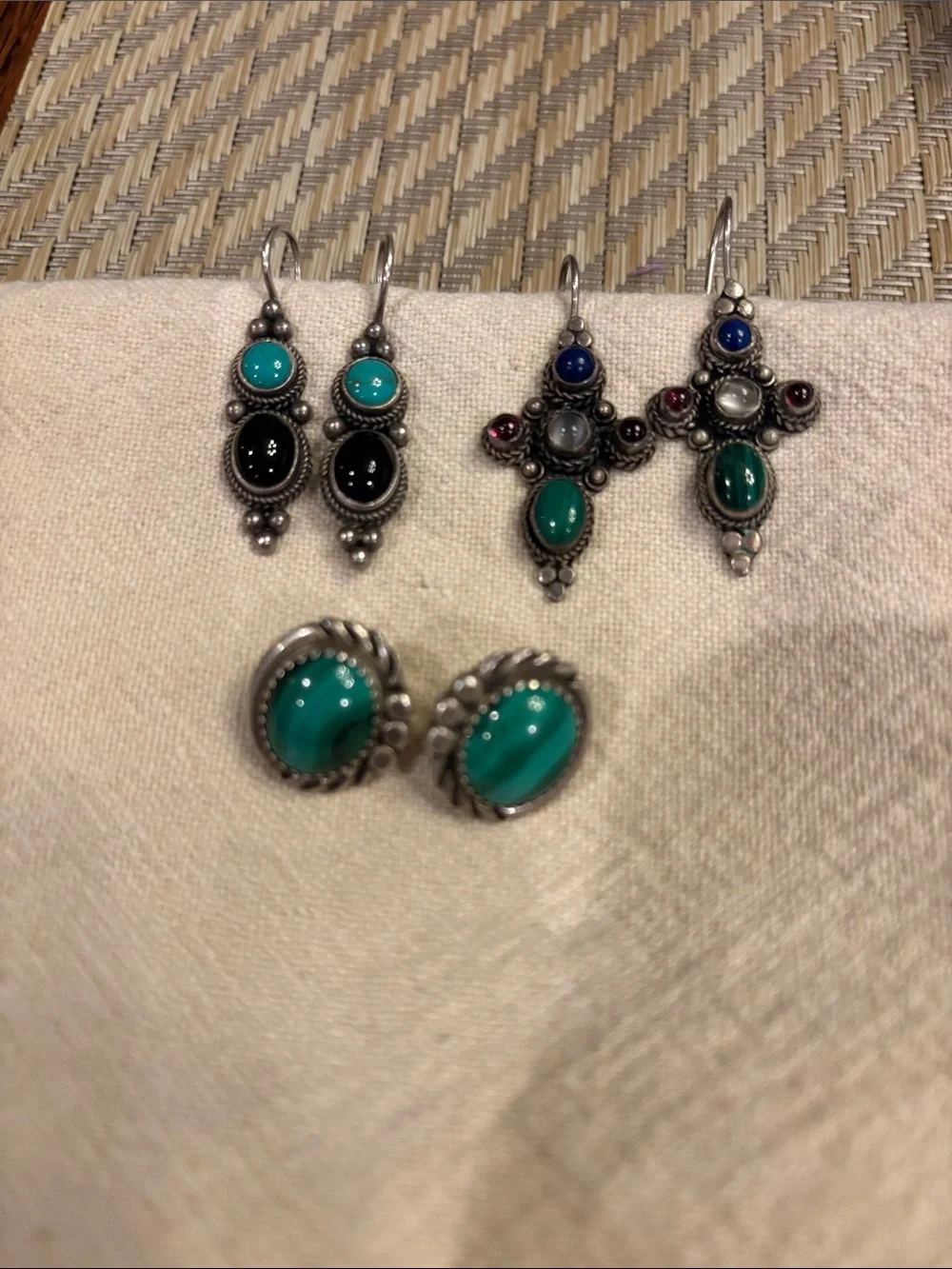 Sterling Silver Earrings set - Women Jewelry