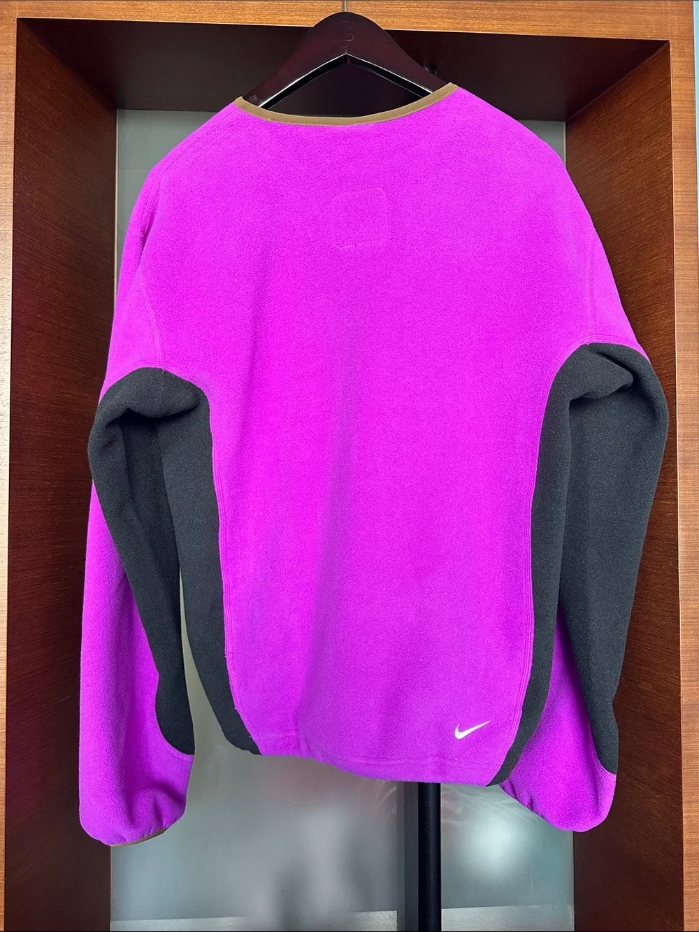 Nike ACG Purple and Black Crewneck Fleece Pullover