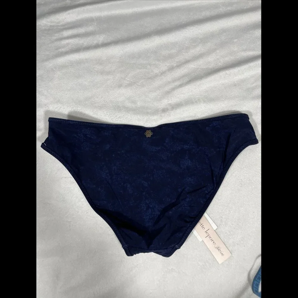 NWT‎ $84 Nanette Lepore Peace Love Charmer Bikini Bottoms [ Small ]