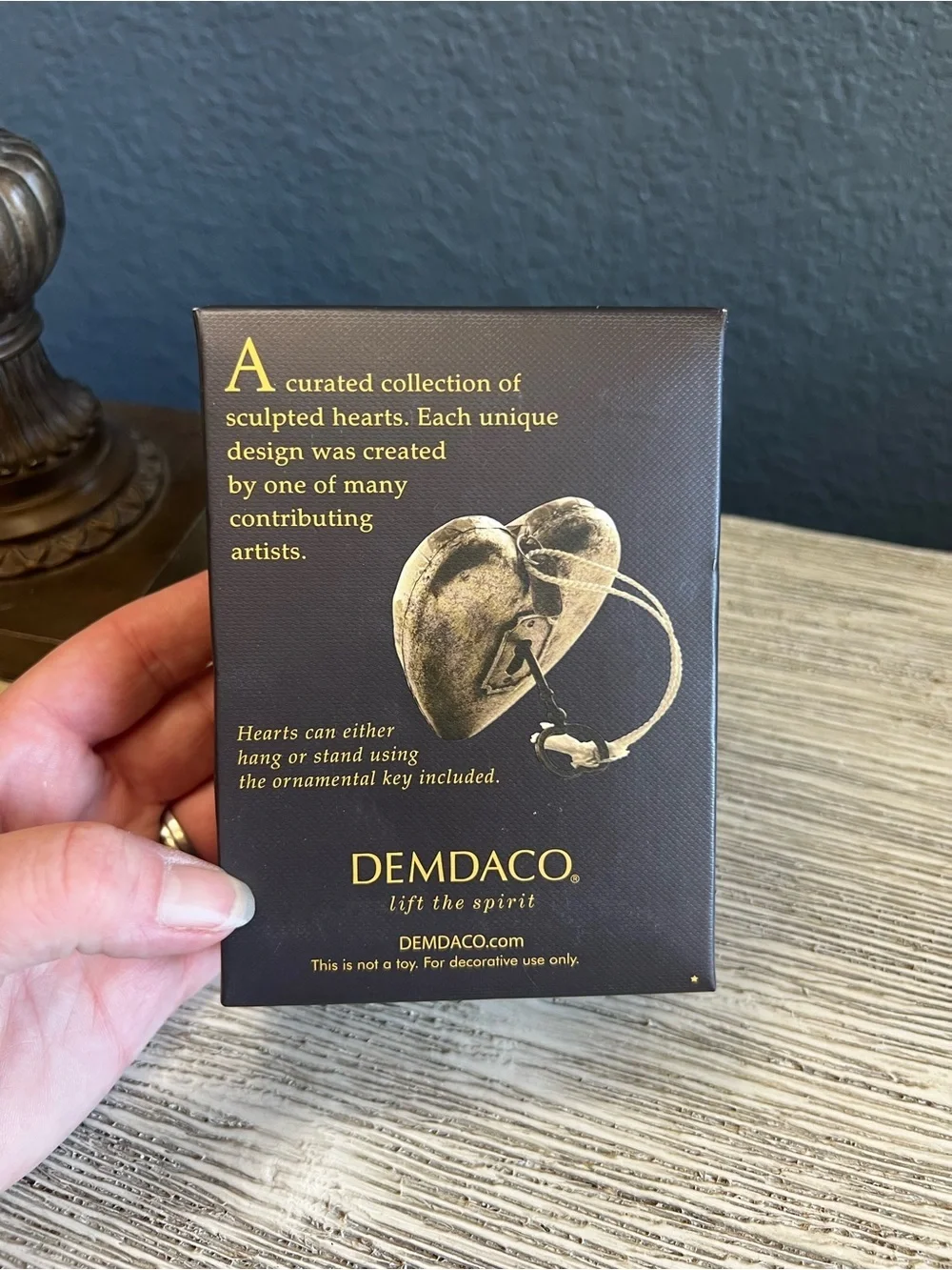 Demdaco decorative heart