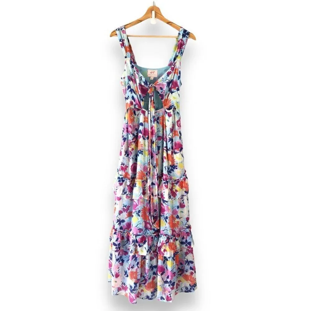 Banjanan Serafina Dress in Fiesta Sky Blue‎