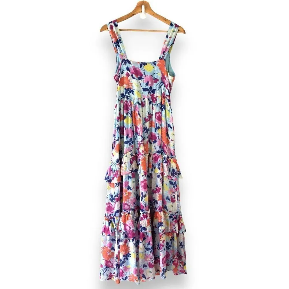 Banjanan Serafina Dress in Fiesta Sky Blue‎