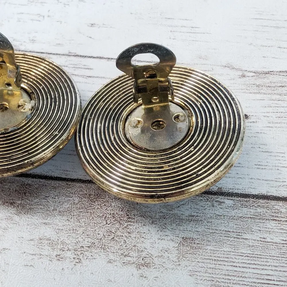 Vintage clip earrings