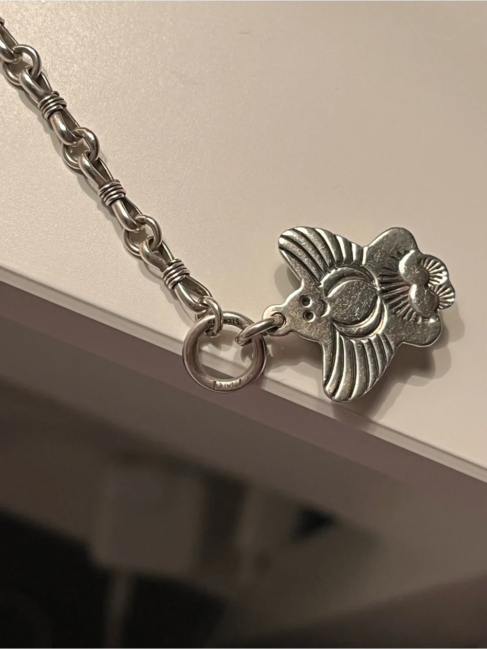 Navajo silver chain