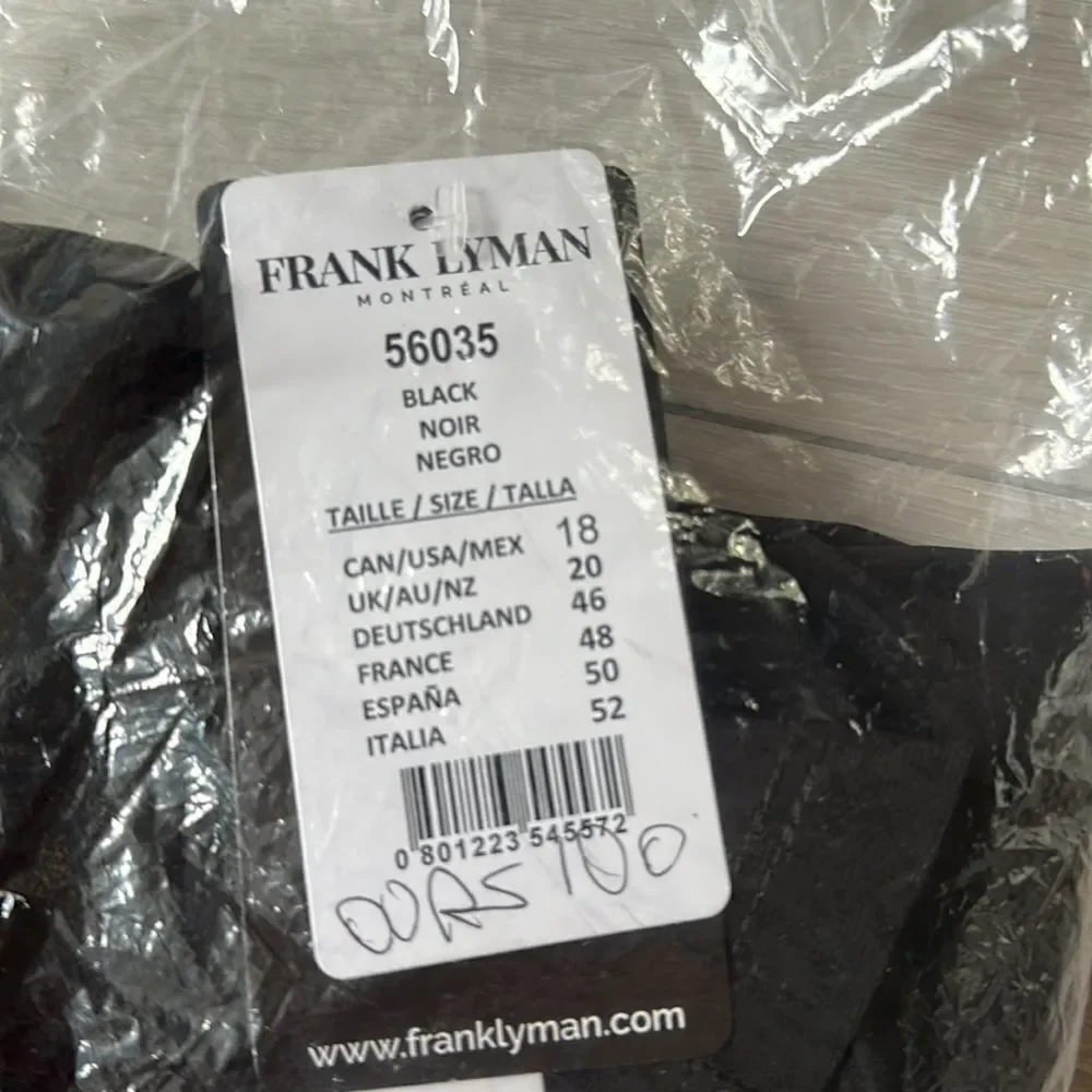 Frank Lyman Design this black