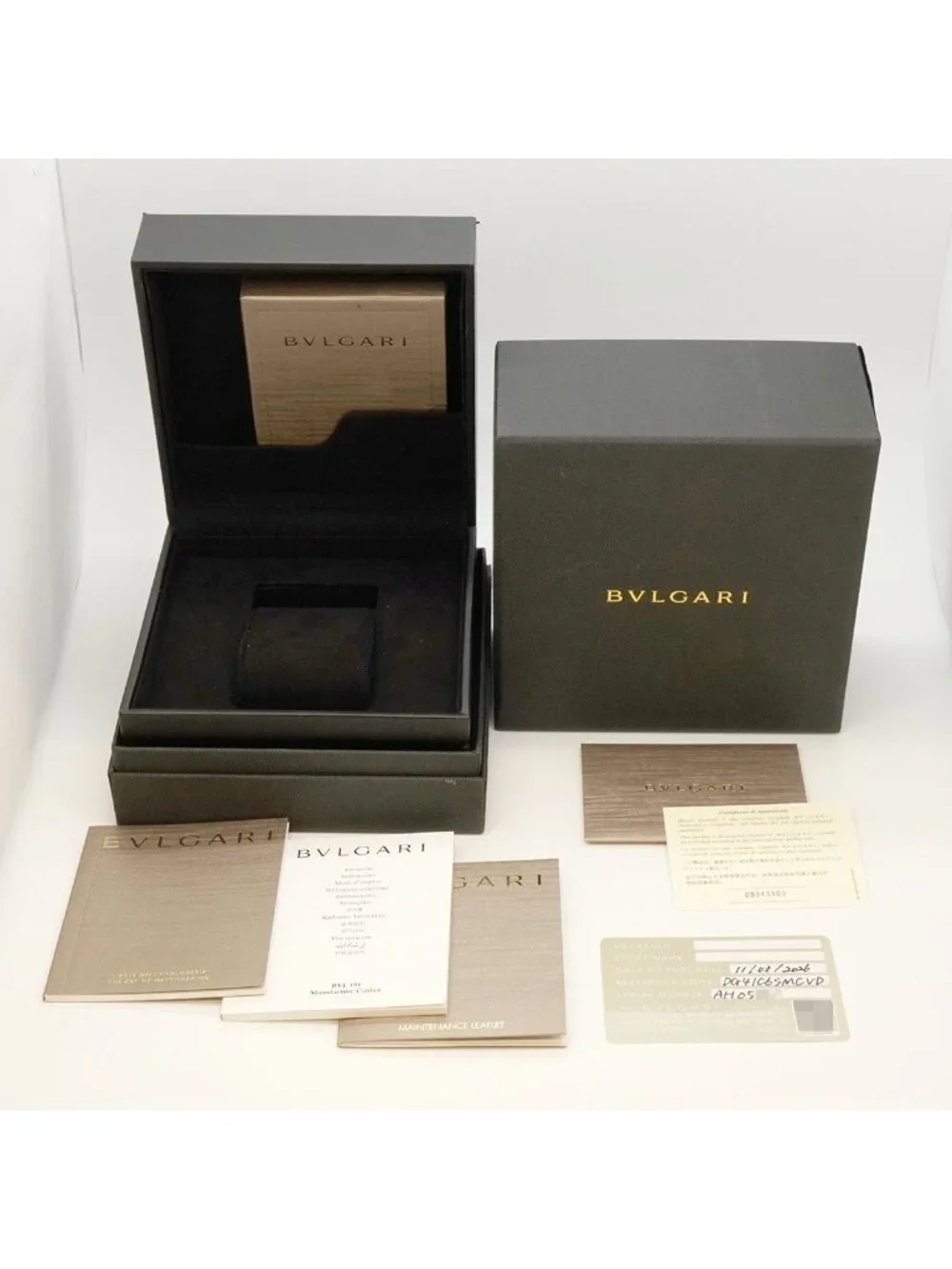 Bvlgari Bulgari Diagono Magnesium Gray Dial Watch