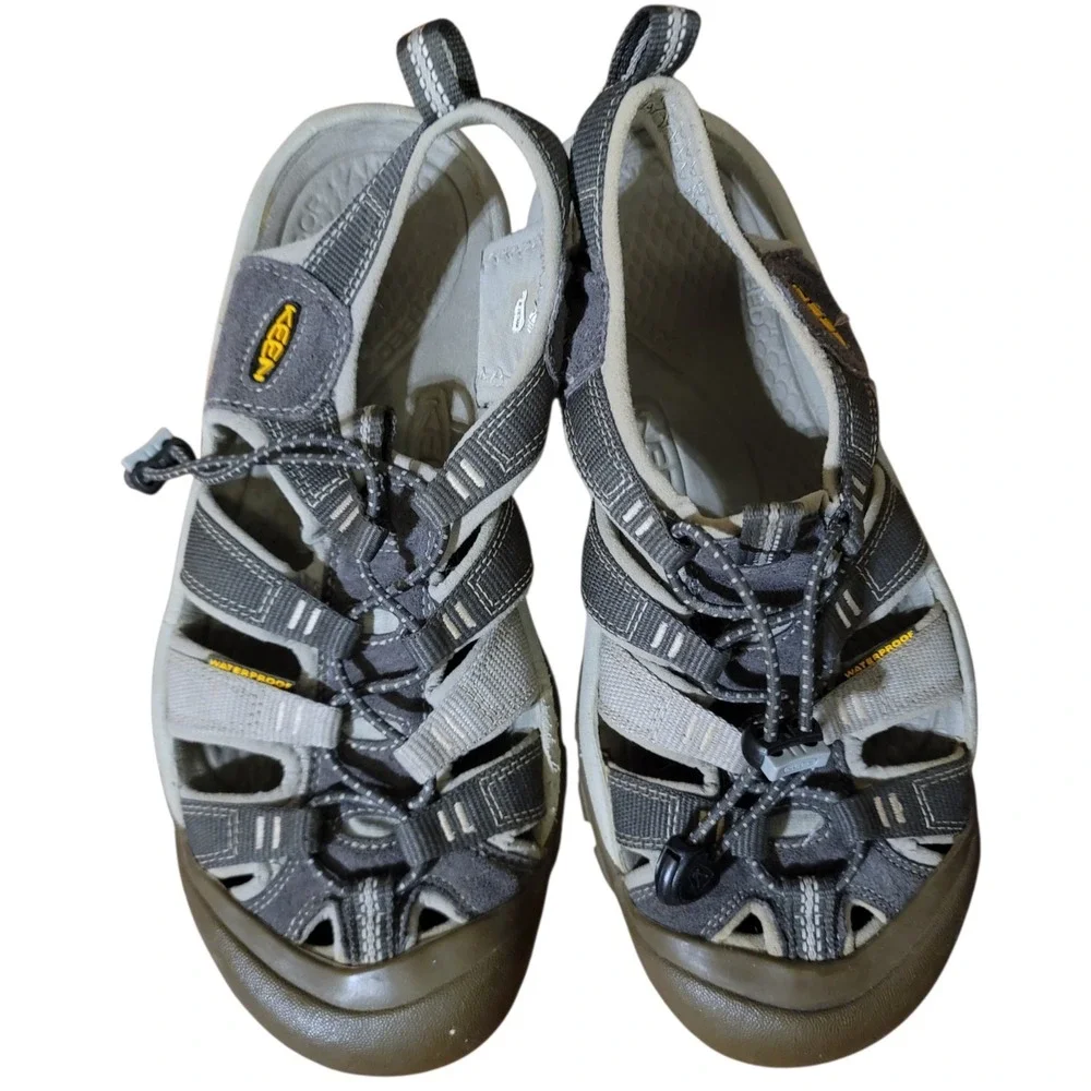 Keen Newport H2 Dusty Olive Gray Sandals‎ Camo Mens Size 7 Hiking Water