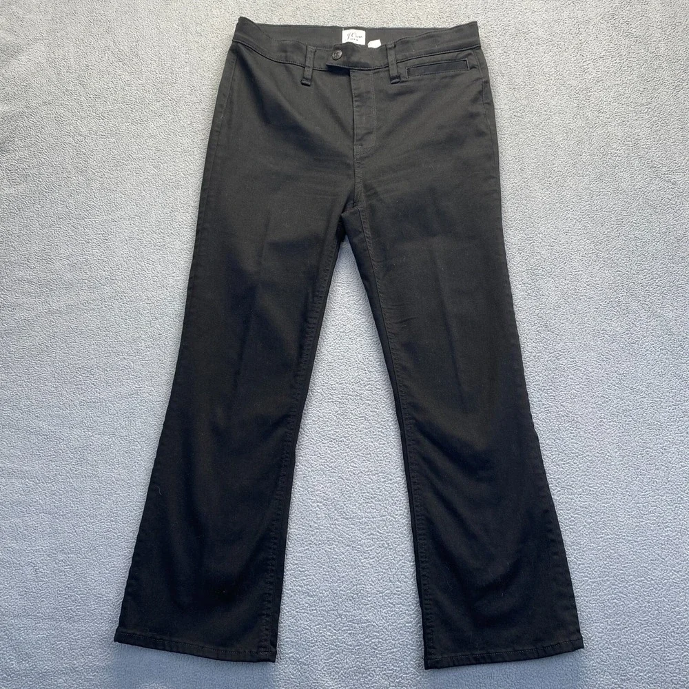 J. Crew Denim Pants Womens Size 29 Black Stretch,Billie Demi‎ Boot Crop