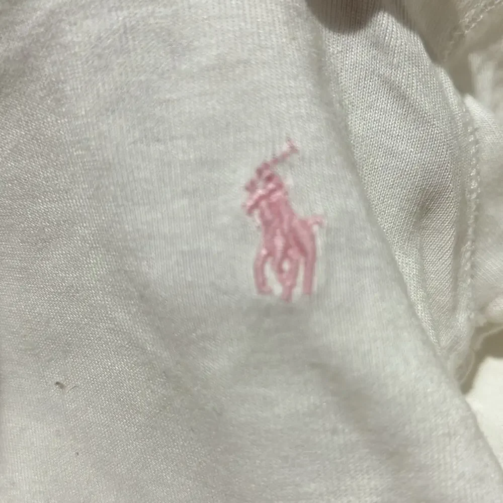 polo ralph lauren 4t cotton modal stretch white t shirt euc perfect layer