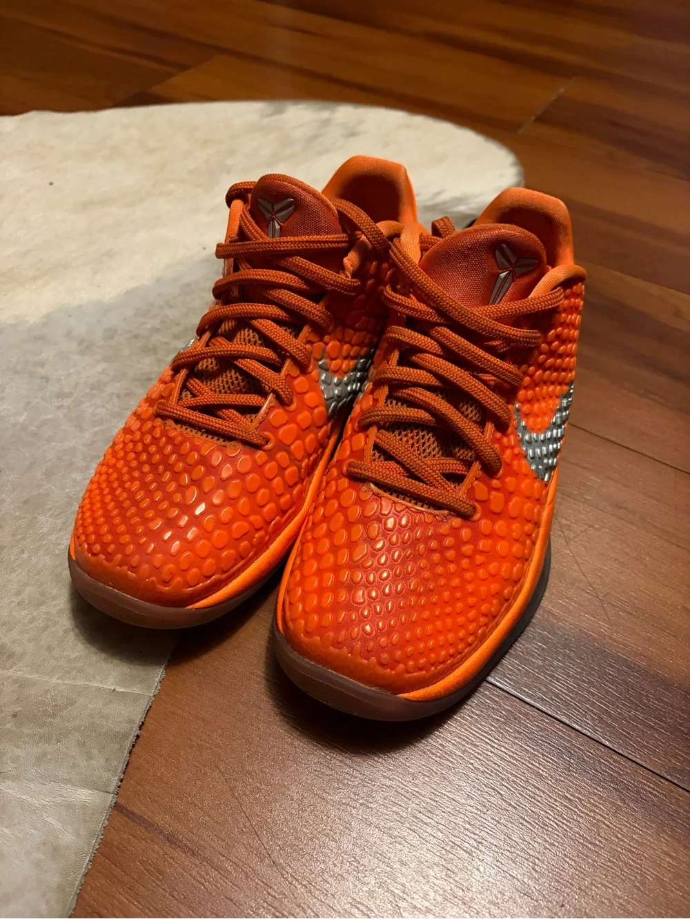 Nike Kobe 6 Protro GS Total Orange WNBA FV9676-800 Size 4Y Sneakers