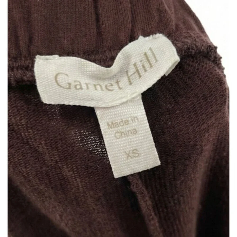 Garnet Hill brown length garnet
