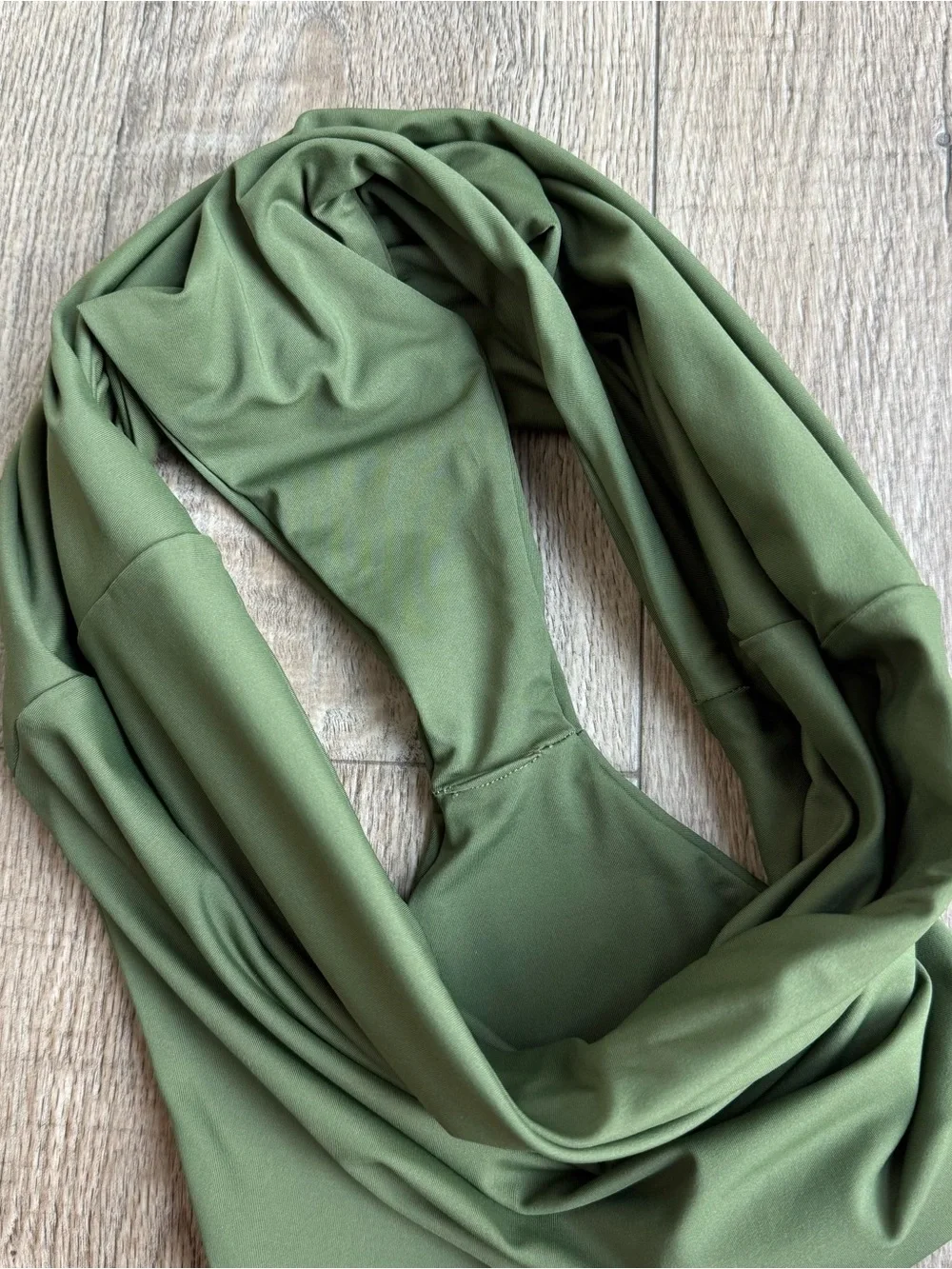 Free People x Toast signature tube one piece swimsuit size XL army deep green