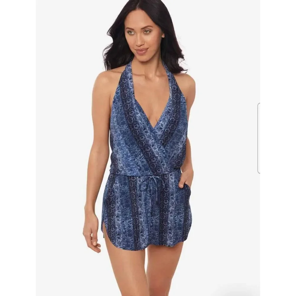 Magicsuit Ellie Swim Dress in Via Roma Size 10‎ NWT