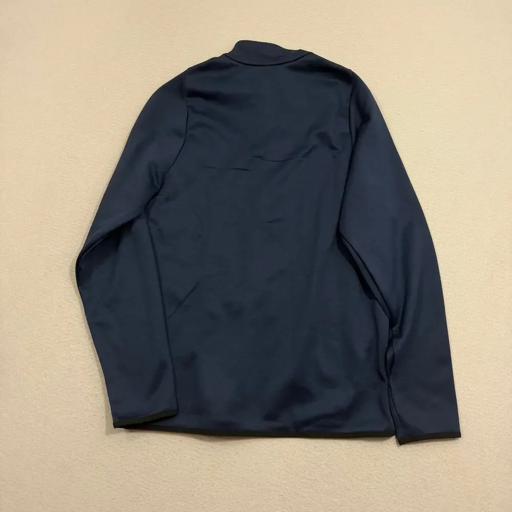 Nike Michigan Recreational Sports 1/4 Zip Pullover Small Blue Wolverines NWOT