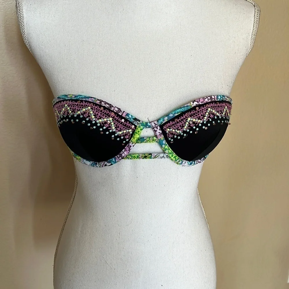 Victoria secret padded strapless bikini top