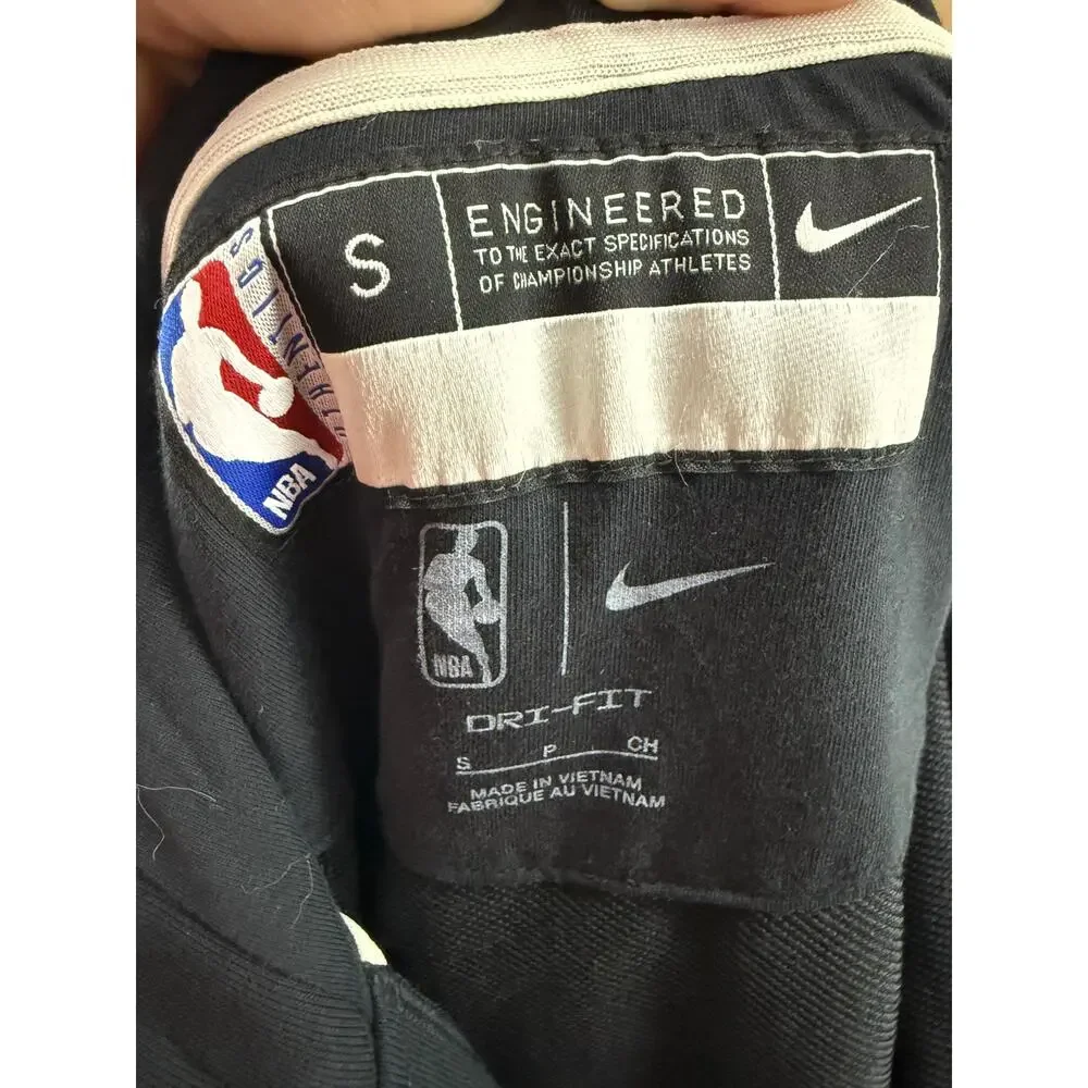 Nike Full Zip Warriors Basketball Hoodie Embordered Mens Small