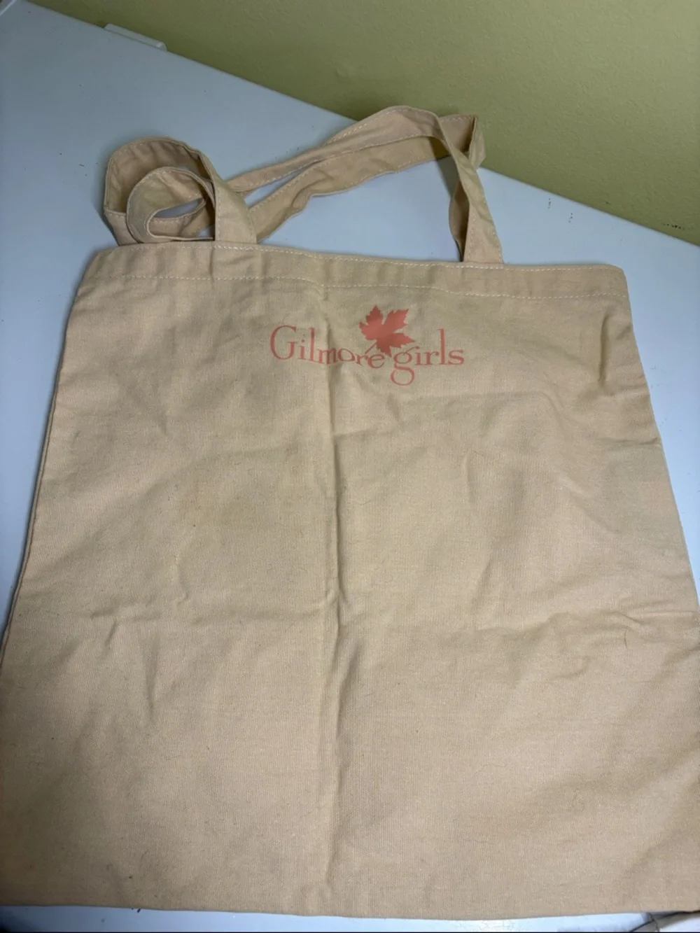 Gilmore Girls Cream Stars Hollow Autumn Festival Cotton Tote