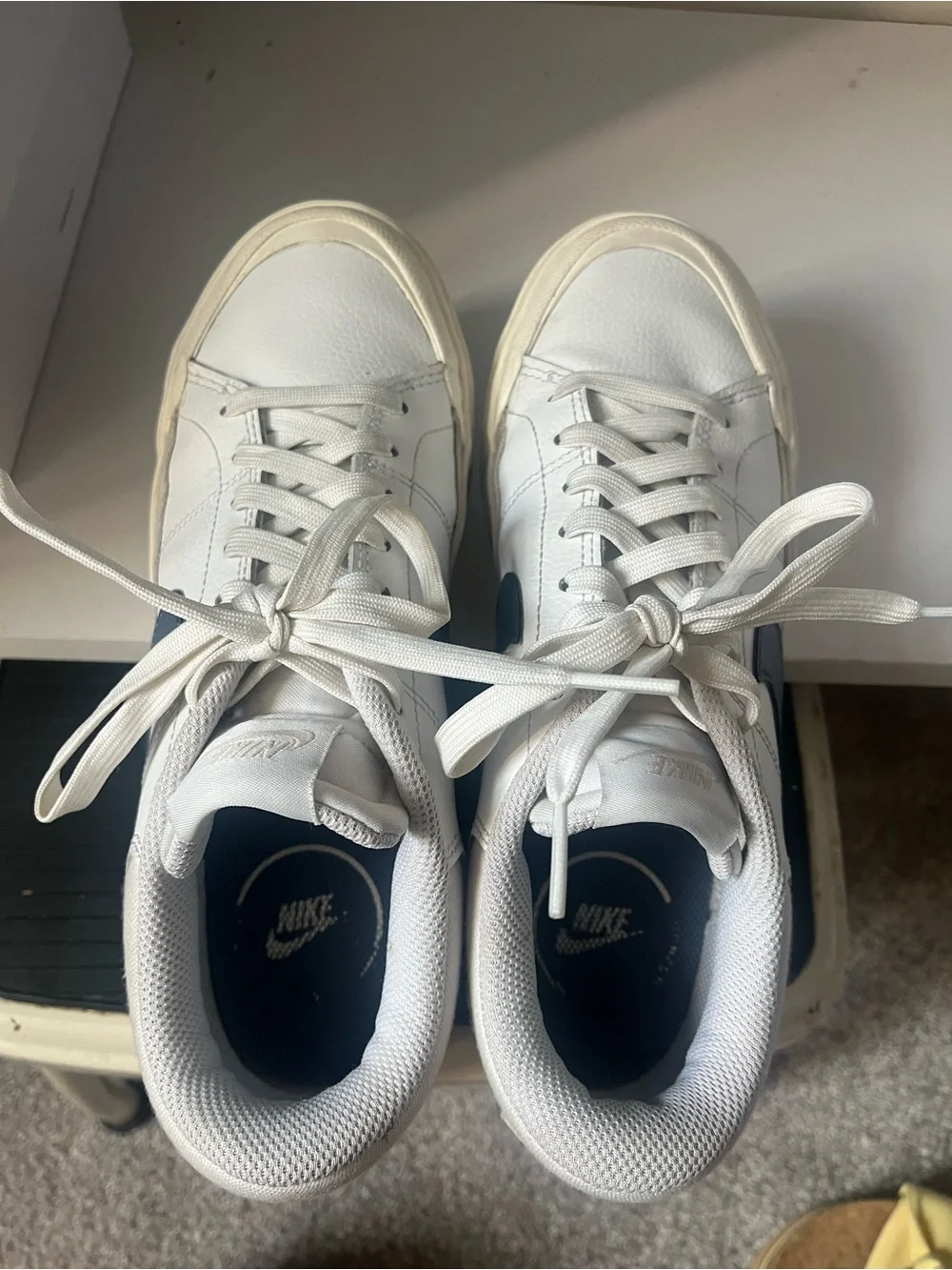 Nike sole sneakers