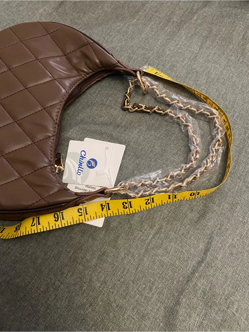 chinllo brown quilted