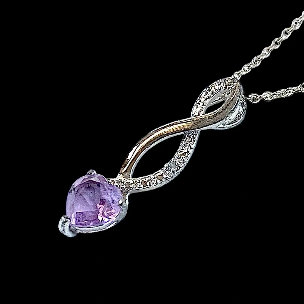 925 Sterling Silver Necklace Marsala