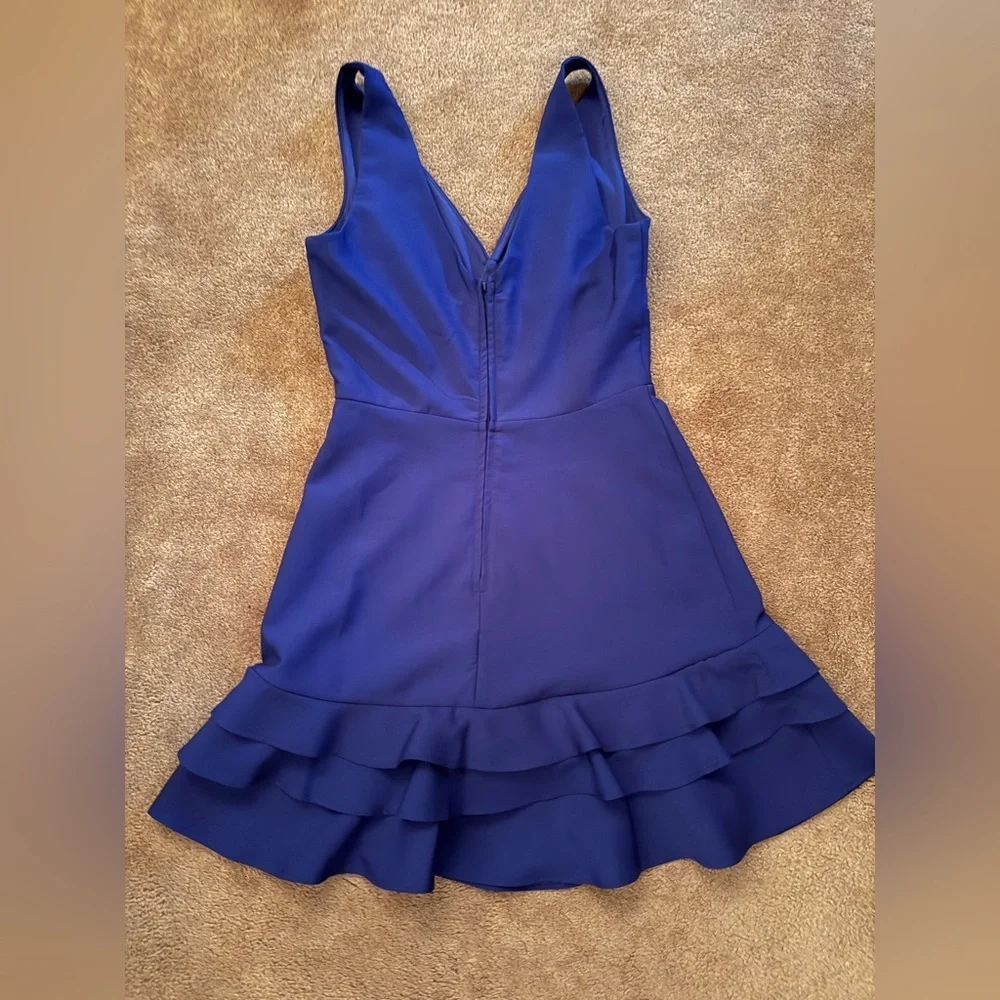 Teeze Me Royal Blue Ruffle Hem Dress | Juniors Size 5/6