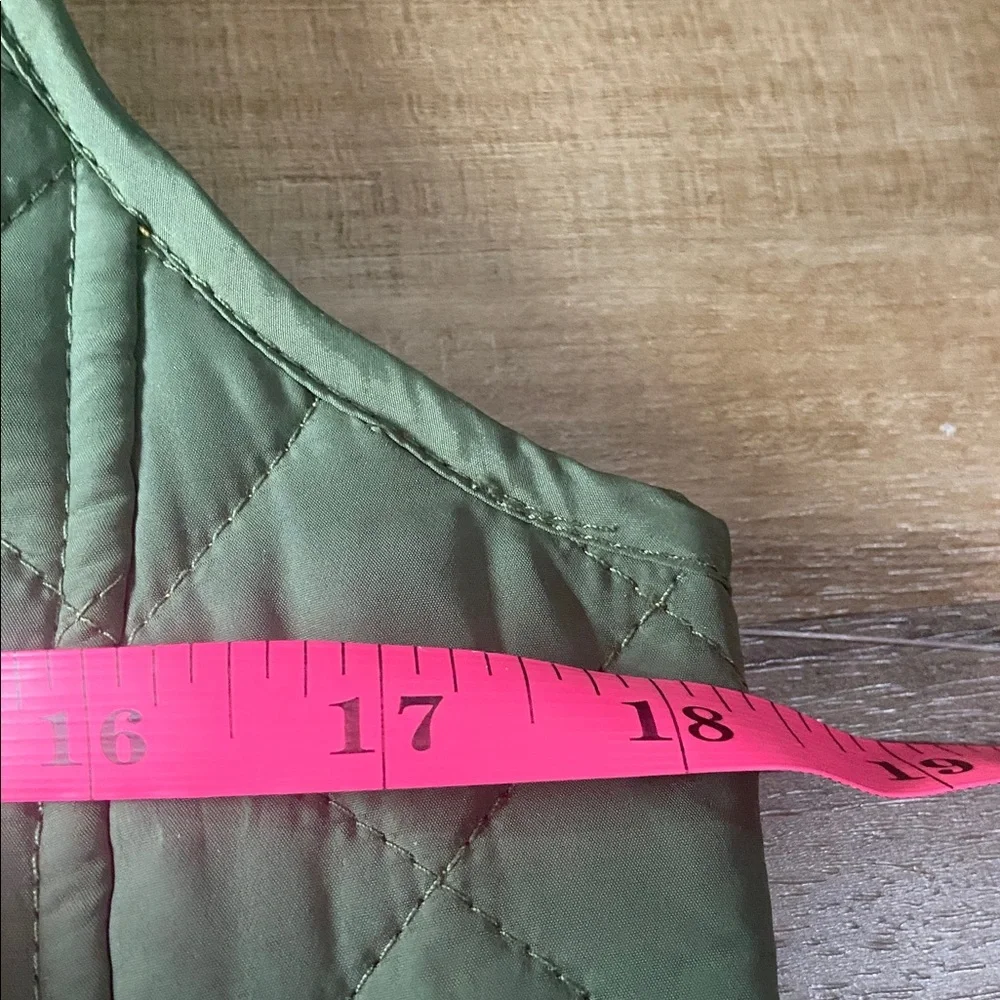 Relativity Olive Quilted Vest