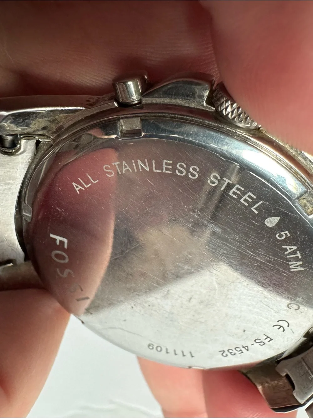 Fossil watch chronograph