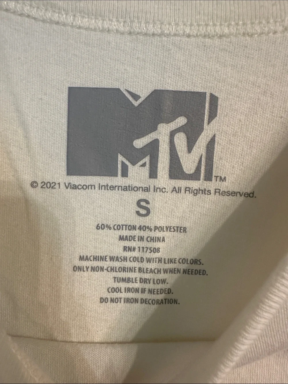 MTV leaves tee wardrobe