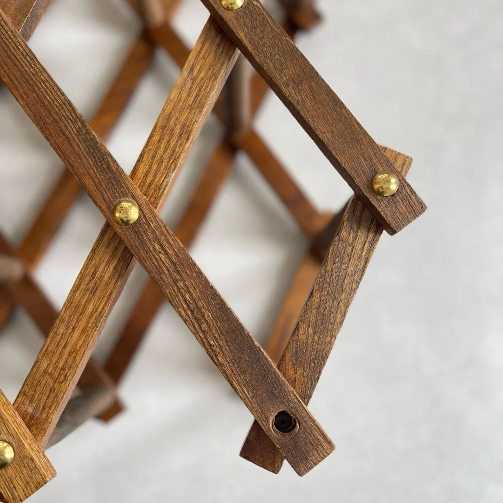 Vintage wooden expandable