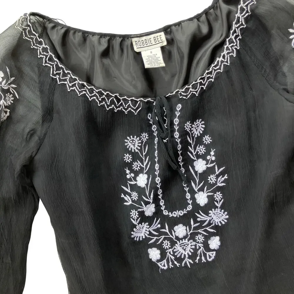 Robbie Bee silk blouse