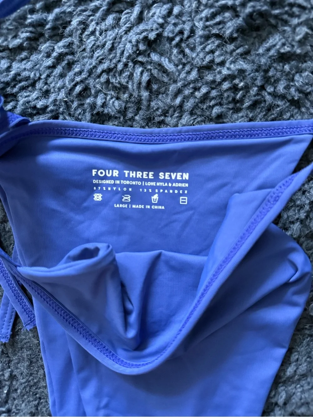 437 never worn