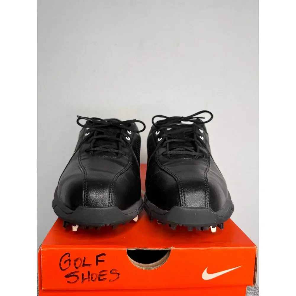Nike Golf Durasport III Black Spiked Golf Shoes 2015 Size 10 Leather