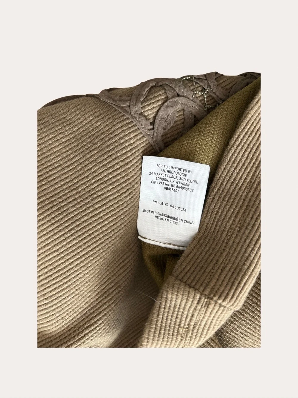 Anthropologie olive sleeveless