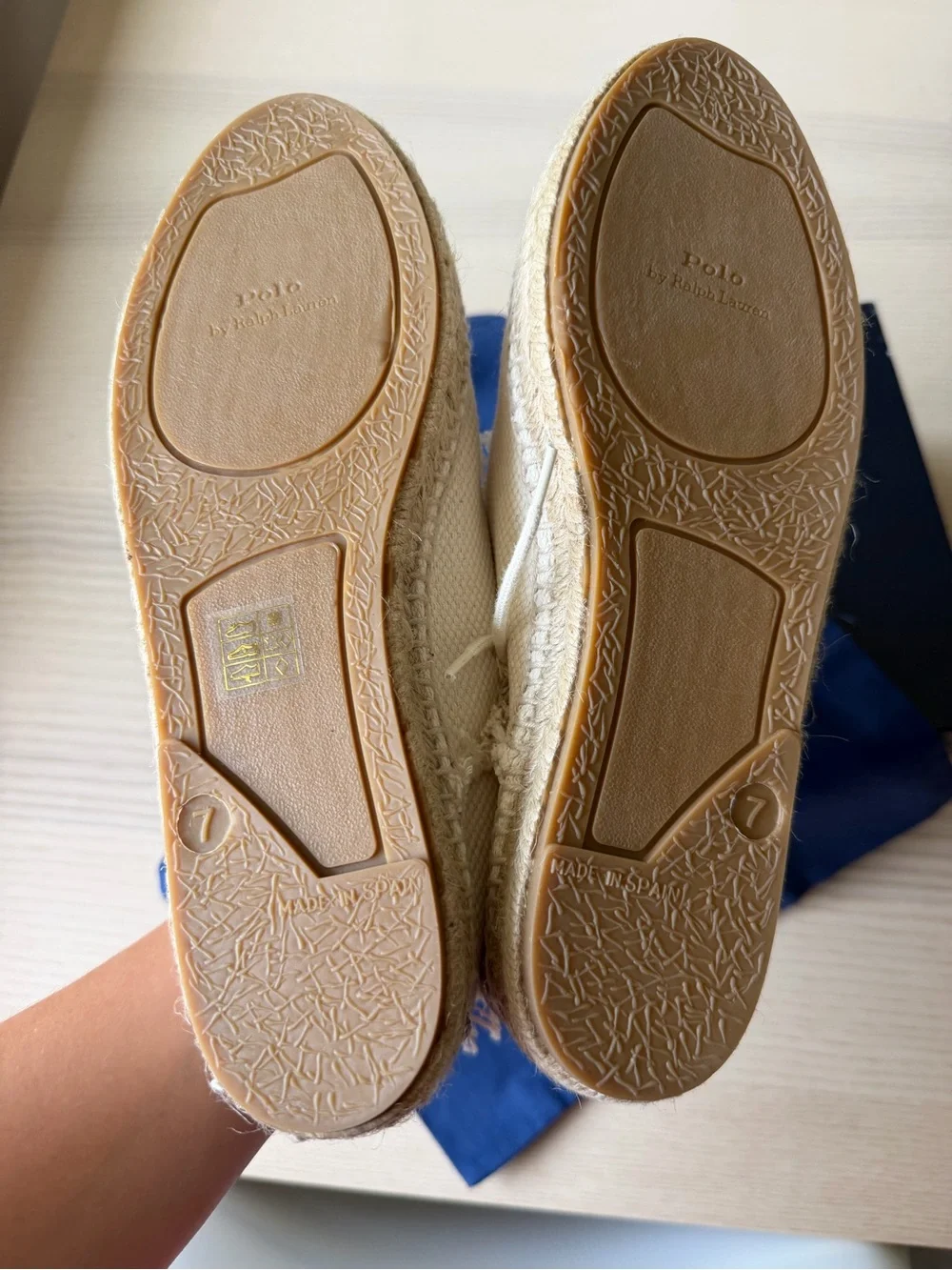 Polo Ralph Lauren cream canvas