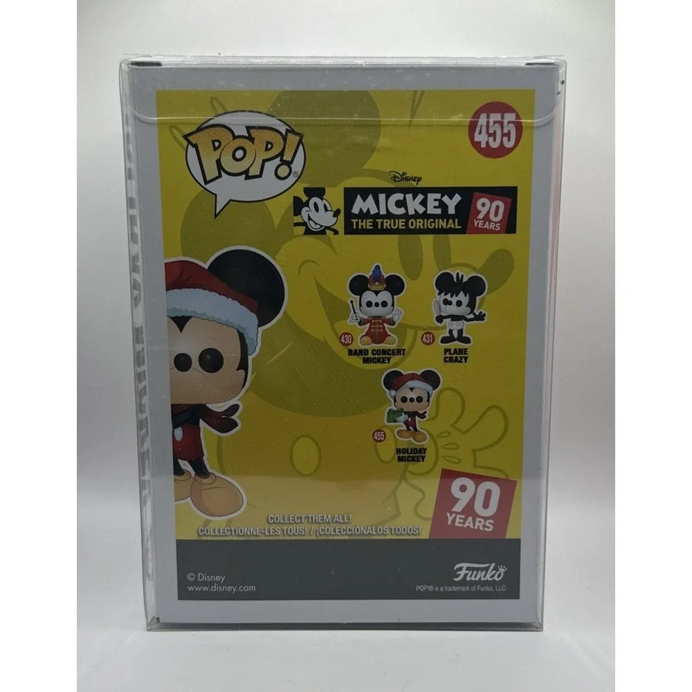 Holiday Mickey Disney 90 Years The True Original Funko Pop! #455 in Protector