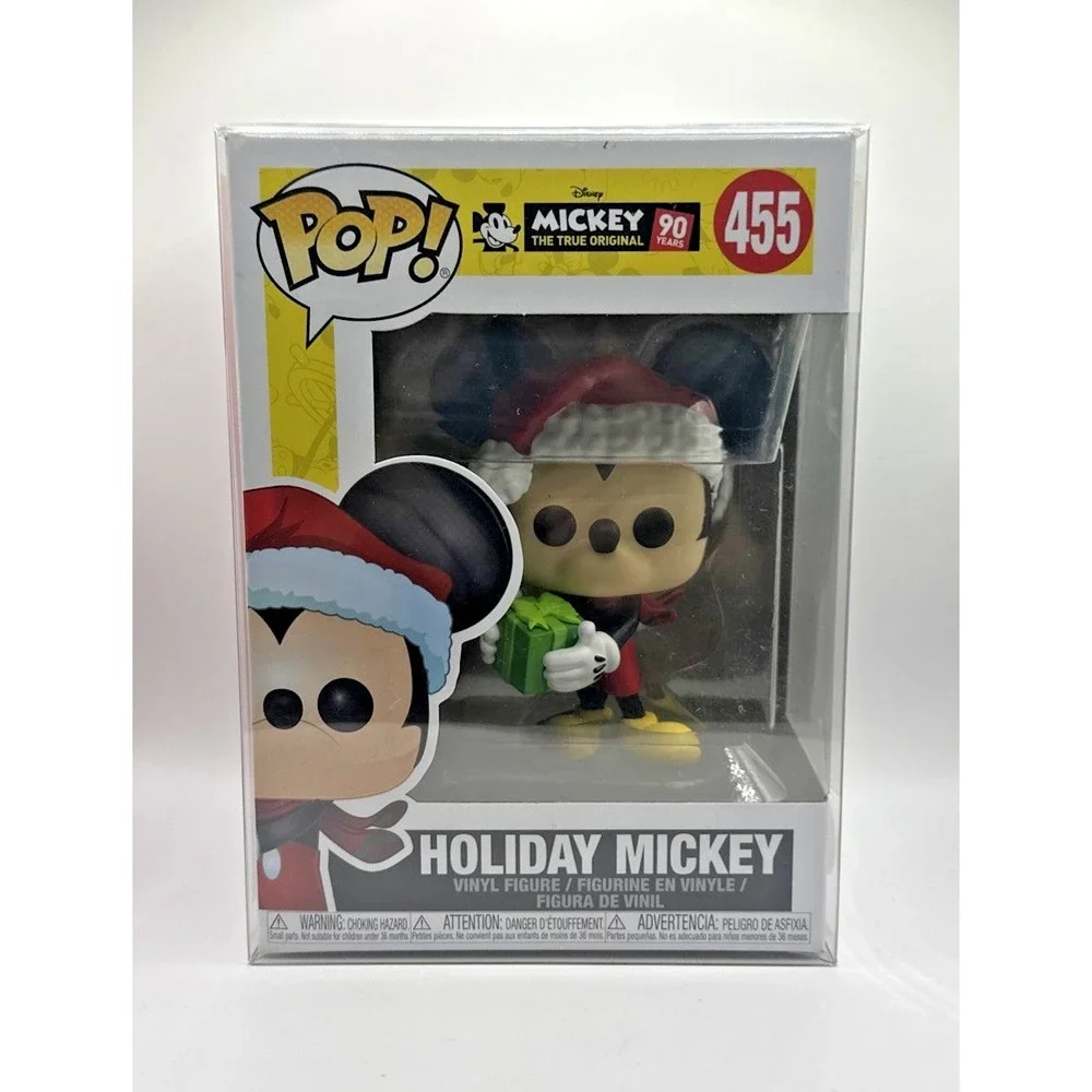 Holiday Mickey Disney 90 Years The True Original Funko Pop! #455 in Protector