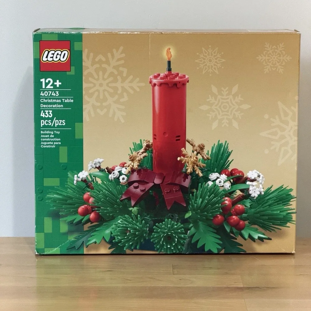 Lego Christmas Table Decoration (433pcs) #40743 New Factory Sealed