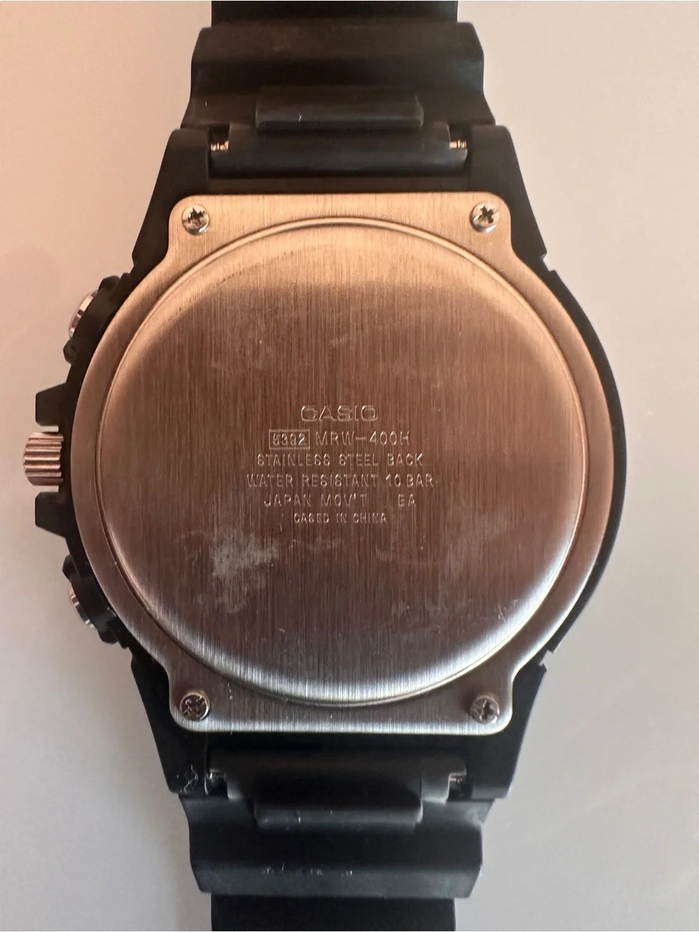 Casio chronograph gold