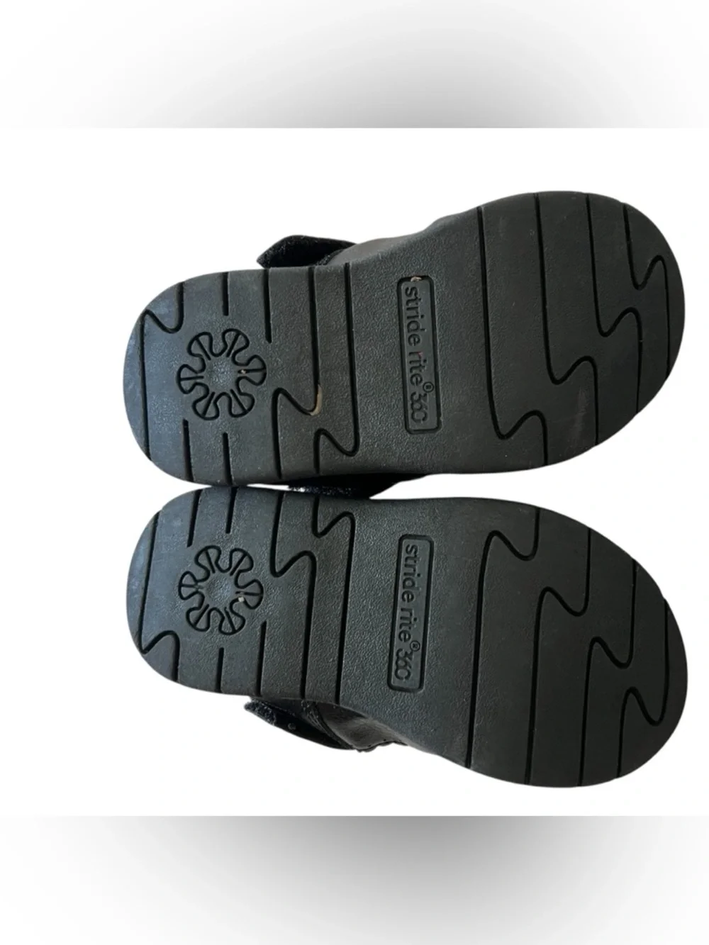 Stride Rite Toddler Girls Lacey Black Mary Jane Shoes | Size 8M