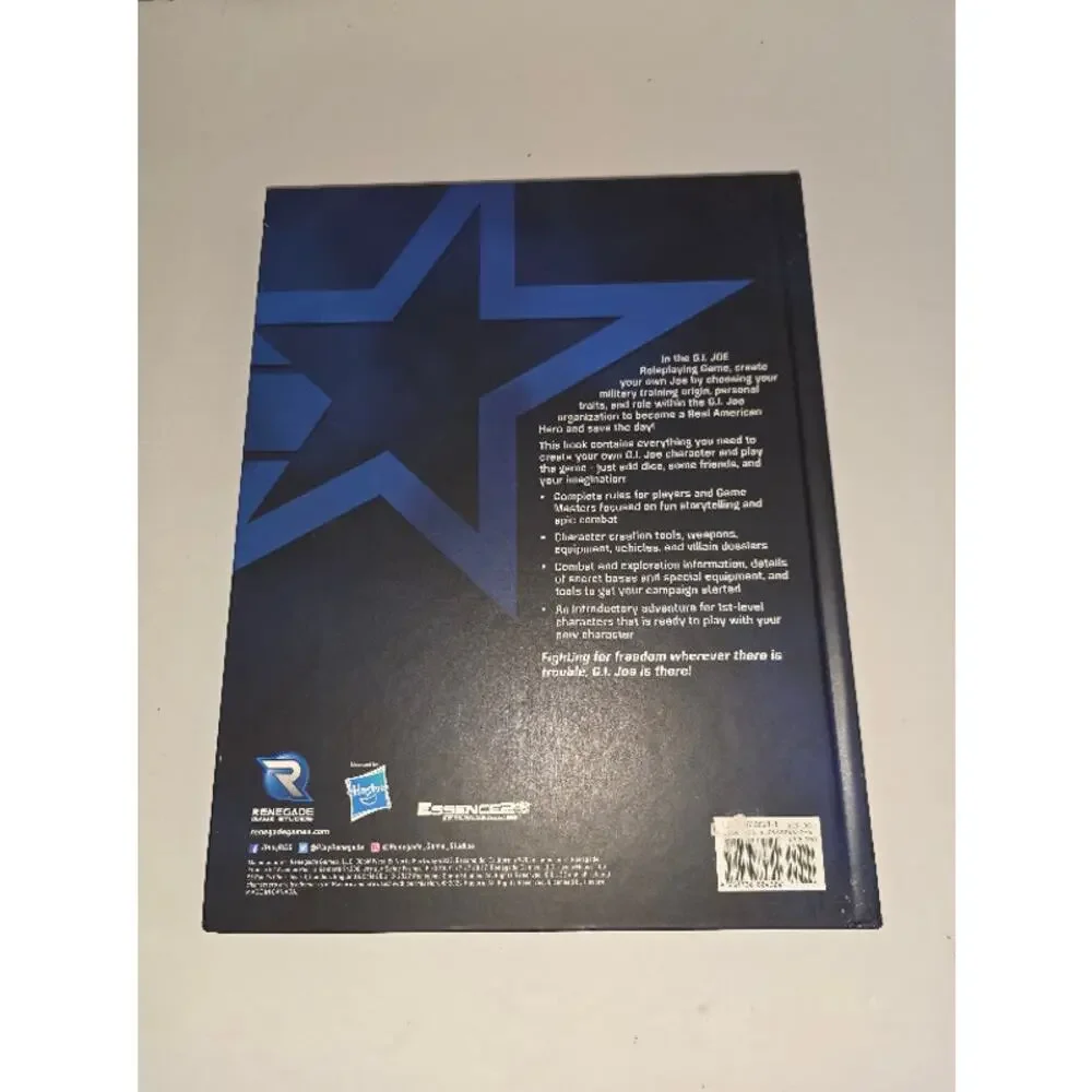 Renegade Game Studios G.I. Joe Roleplaying Game Core Rulebook Hardcover 2022