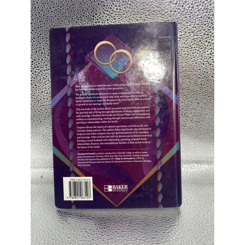 Creating a Successful Christian Marriage Fourth Edition McDonald Hardcover Book