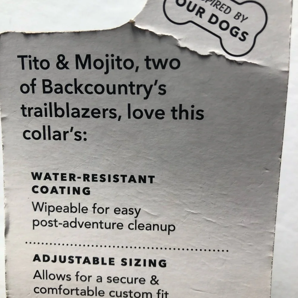 Backcountry nwt petco