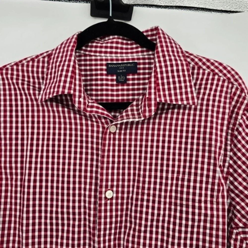 Banana Republic classic gingham