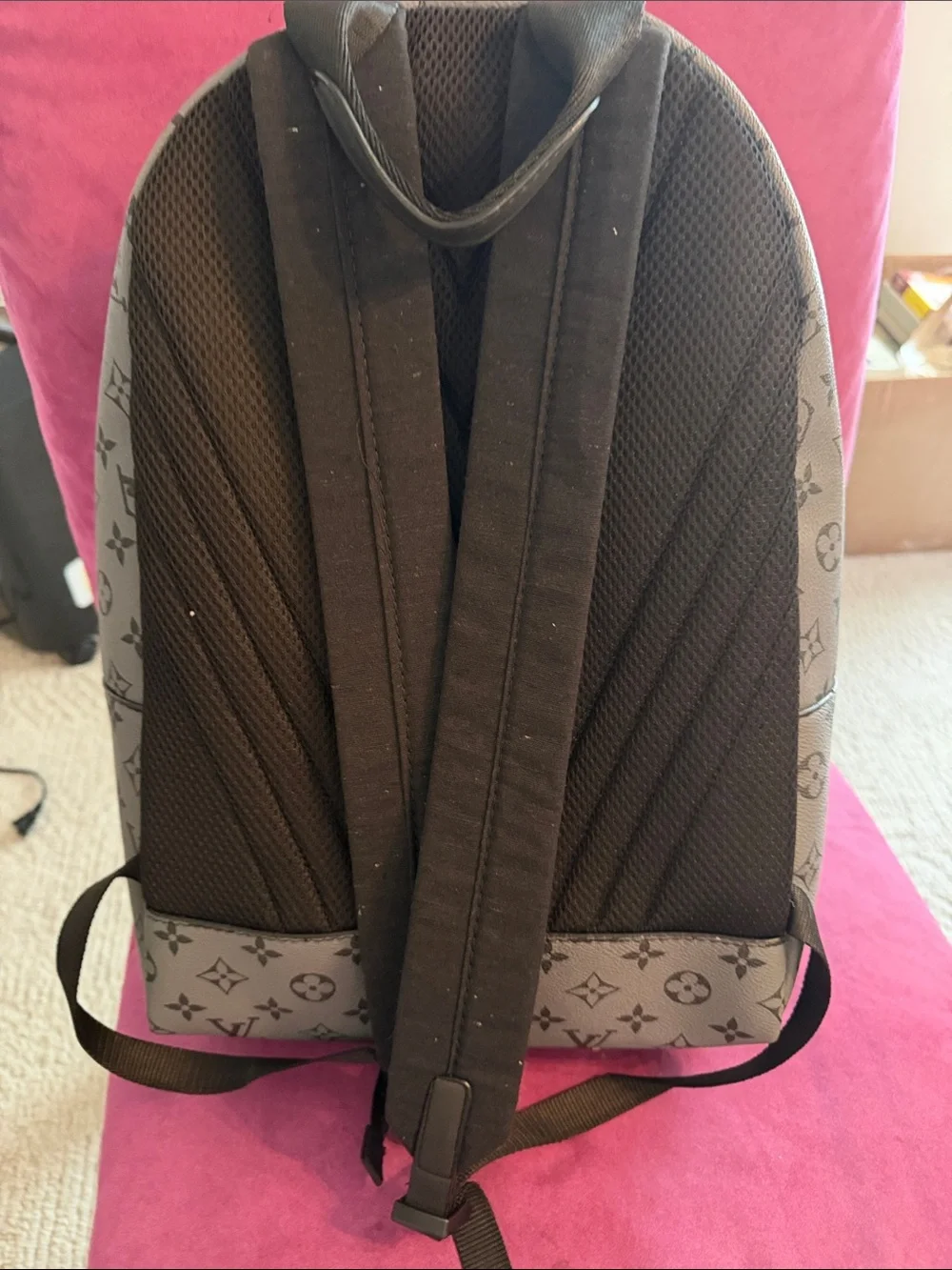 Fashion inspired backpack grey and black now no tag