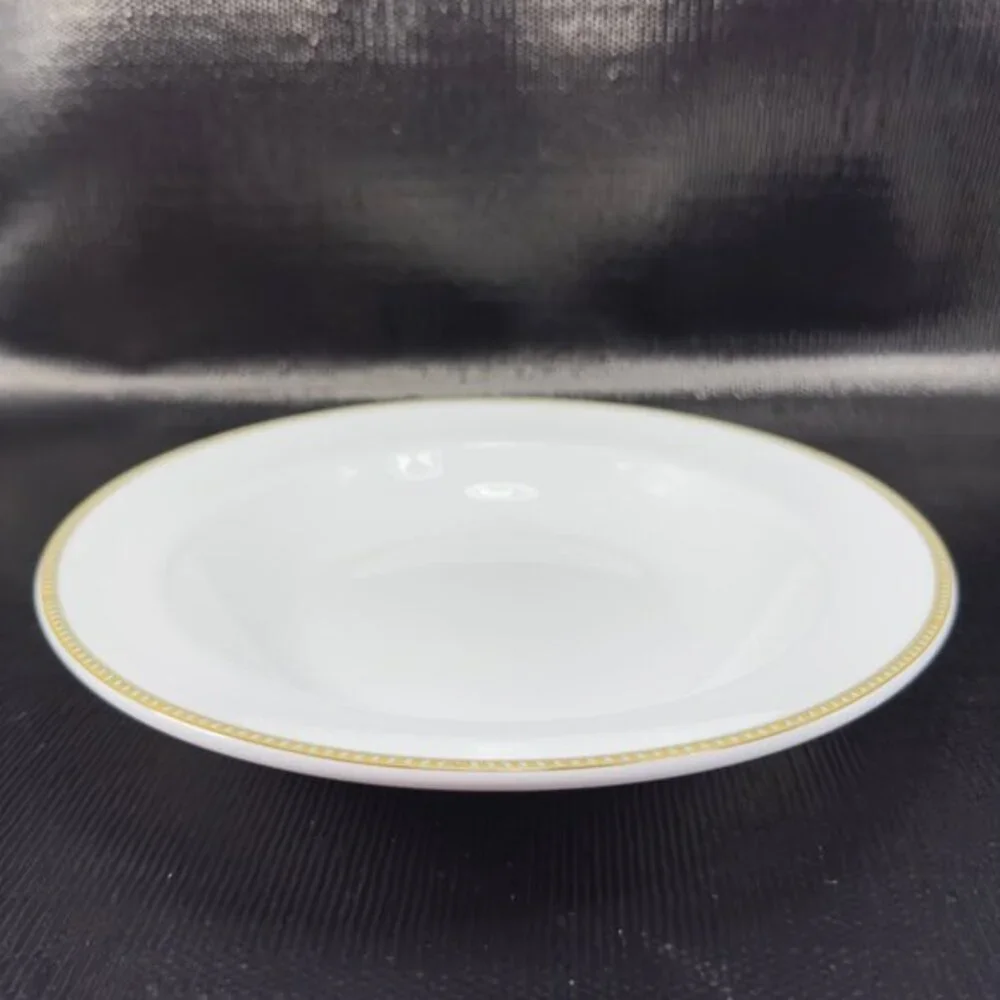 Fortessa Decorated Edges Deep Dish Bowl 9inch Porcelain Dishes Bowls Set 3 VTG‎