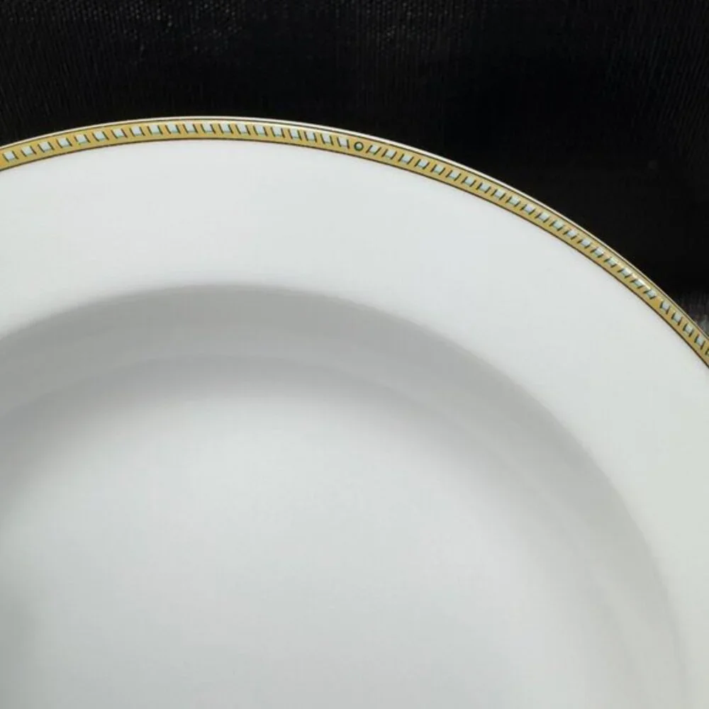 Fortessa Decorated Edges Deep Dish Bowl 9inch Porcelain Dishes Bowls Set 3 VTG‎