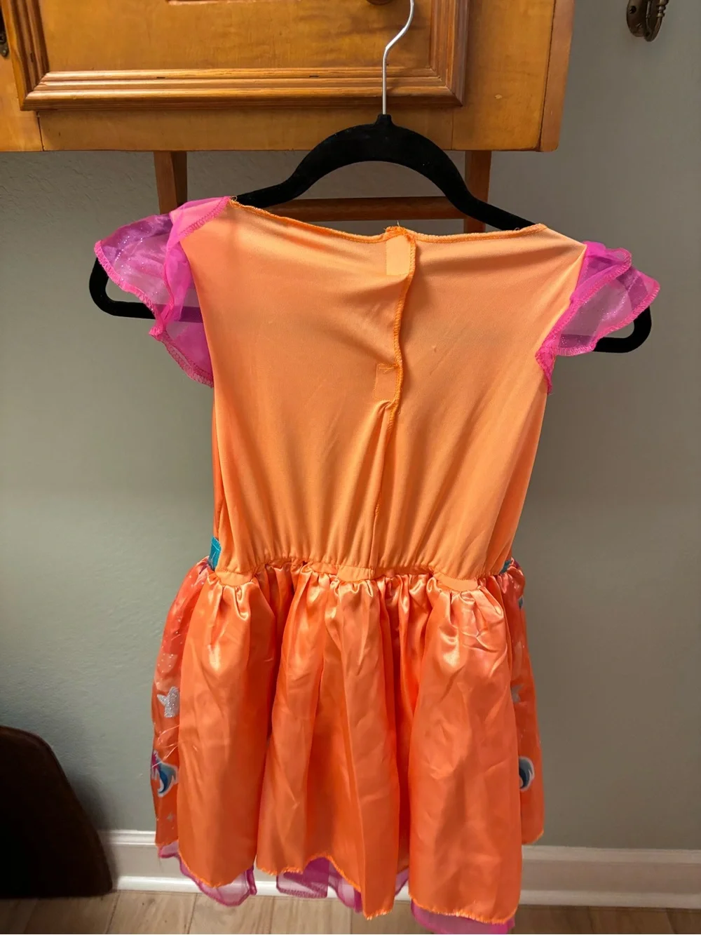 My Little Pony Orange & Pink Dress with Teal Accents