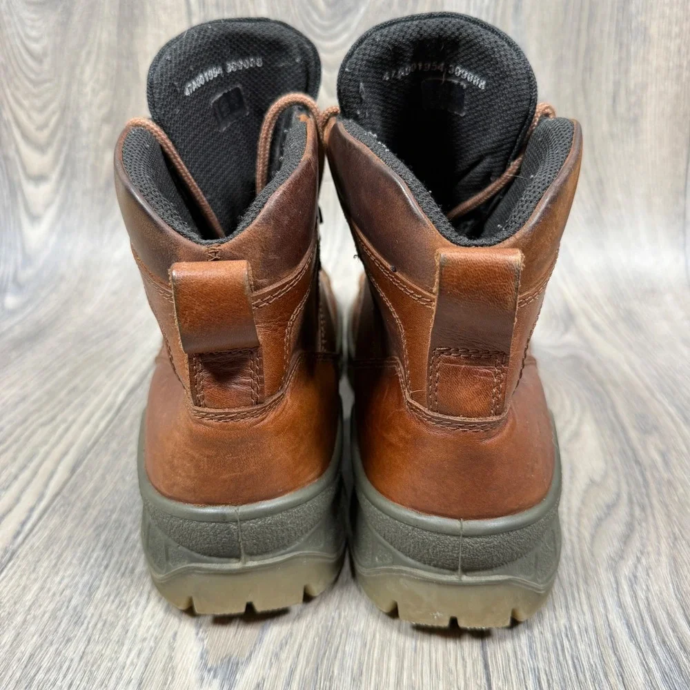 ECCO Track II Gore-Tex Boots Men 47 Brown Leather Waterproof Hiking 309088
