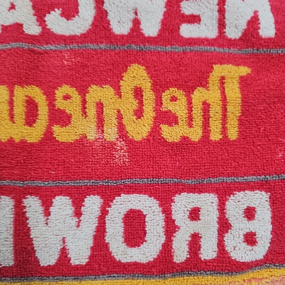 2 Newcastle The One and Only Brown Ale Woven 100% Cotton Bar Towel
