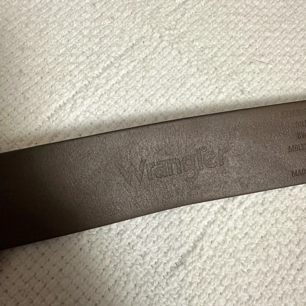 Wrangler leather western
